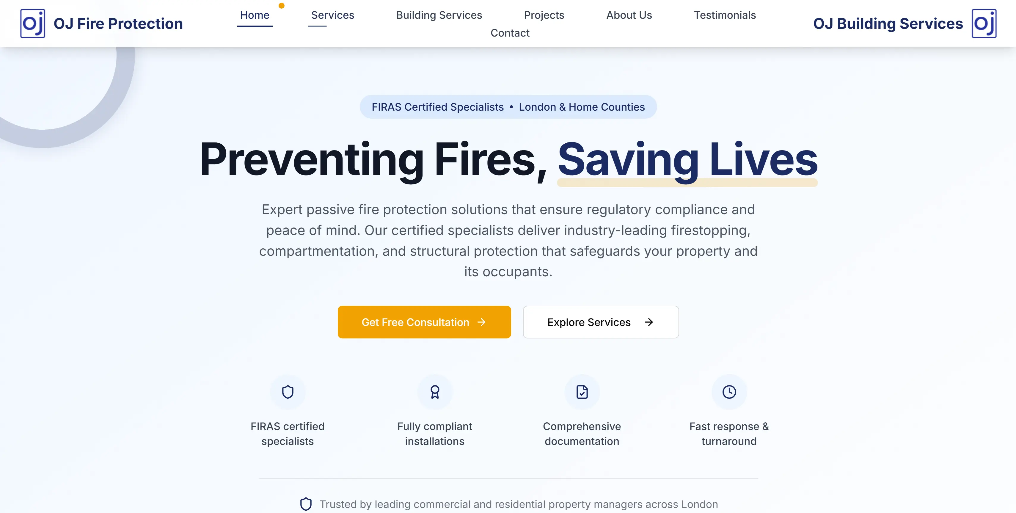 OJBS Fire Protection