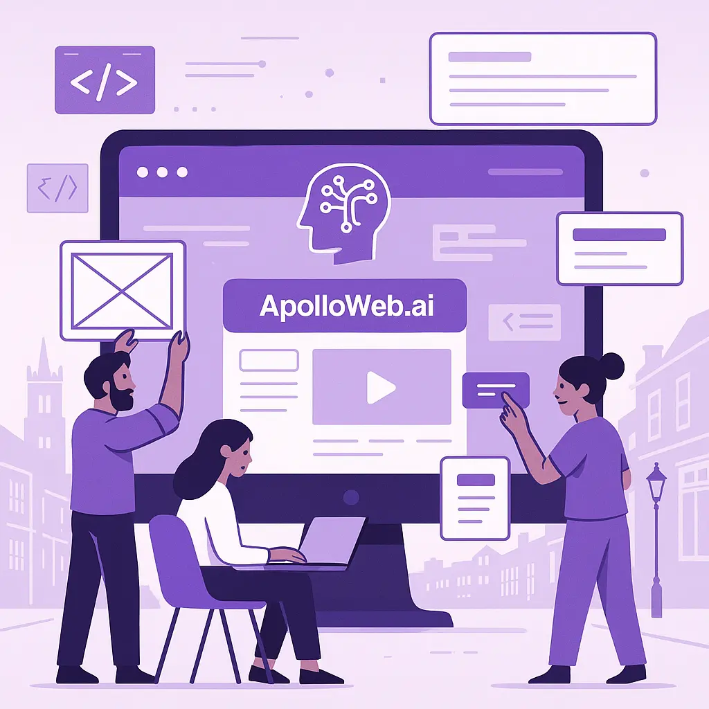 ApolloWeb team working on local SEO strategies for Essex businesses