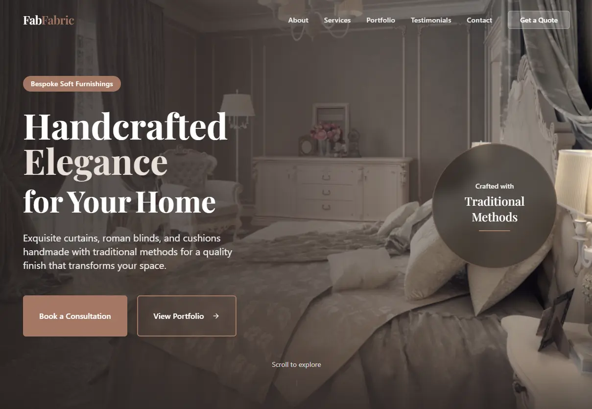 Fab Fabric SEO success story - +300% Local Enquiries improvement in Chelmsford